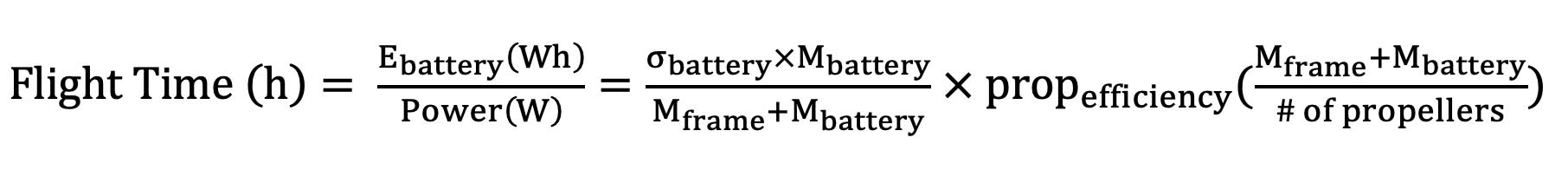 Drone Design - Calculations and Assumptions