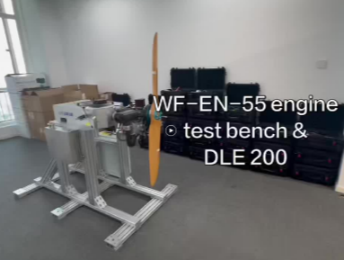 Matching Test of DLE200 & WF-EN-55 Engines Successfully Completed on Professional Test Bench