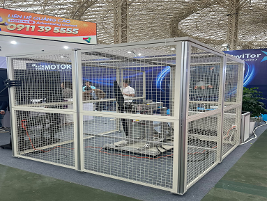 HTI-UAS Showcases Self-Developed Motor and Propeller Dynamic Performance On-Site with LY-70KGF Test Bench at Vietnam Hi-Tech Fair